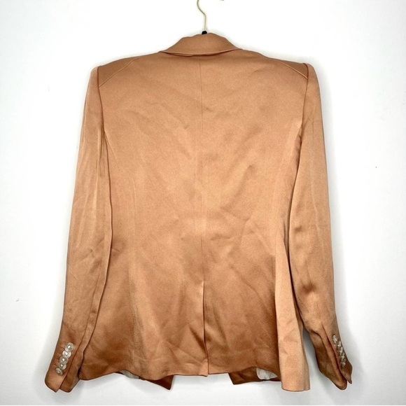 Veronica beard camel satin blazer - Picture 6 of 12